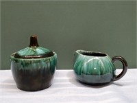 Blue Mountain Pottery BMP Cream and Sugar