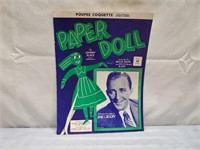 Sheet Music Paper Doll Bing Crosby Great Graphics