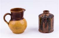 Red Ware, Yellow Ware and Ink Bottle