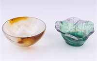 Stone Fluorite & Agate Bowls
