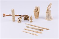 Chinese Carved Figurines & Other Items