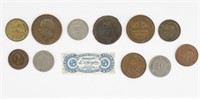 Vintage Foreign Coins