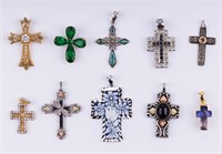 Vintage Religious Cross Pendants