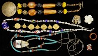 Amber, Jade, Zuni Style & Other Jewelry