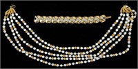 Vintage Trifari Necklace & Bracelet