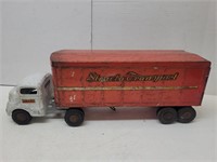 Vintage STRUCTO Transport  Toy Metal Truck 21" h