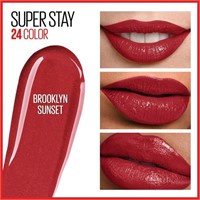 (2) SuperStay 24 Liquid Lipstick, Brooklyn Sunset