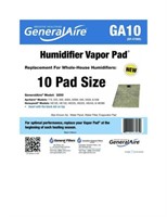 (4) GeneralAire GA10 Vapor Pad, 7905