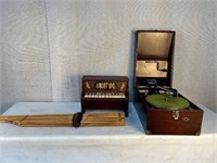 Antique Toy Piano Victor Victrola Thai Mouth Organ