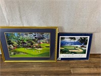 2 Golf Prints Pebble Beach
