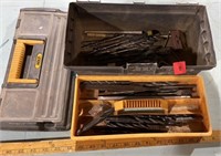 Small Toolbox with Drill Bits