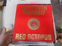 USED LP JEFFERSON STARSHIP RED OCTOPUS  RECORD IS