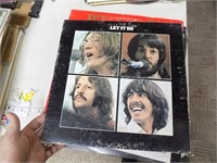 USED LP  LET IT BE BEATLES RECORD IS AS SHOWN,