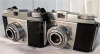 2 Vintage Kodak Pony 135 Cameras.
