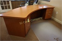 Curved Custom made executive desk