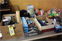 Lot of office supplies, organizers, hole punch,