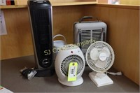 Lot of fans and heaters