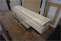 Lot of maple hardwood flooring