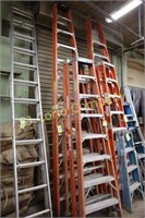 Husky 12ft fiberglass step ladder