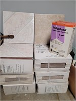 Full boxes of tile