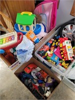 Assorted children's toys