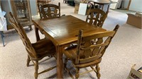 Country pine table w/ chairs