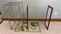 2 wire metal shelves