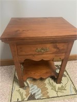 Pine end table