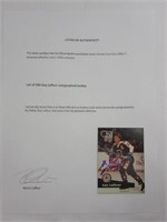 Carte de hockey Guy Lafleur autographiée