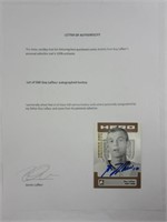 Carte de hockey Guy Lafleur autographiée