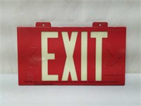 Metal Exit Sign