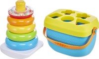 Fisher-Price Baby Toy Gift Set with Rock-a-Stack