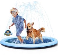 VISTOP Non-Slip Splash Pad for Kids and Dog, Thi