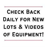 CHECK BACK DAILY FOR CATALOG ADDITIONS & VIDEOS