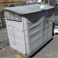 Plastic Storage Container on Pallet