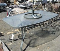 (2) Glass Top Patio Tables