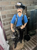 TALL PAINTED COWBOY