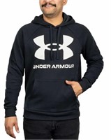 SIZE LARGE UNDER ARMOUR MEN'S HOODED PULLOVER