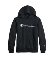 SIZE LARGE CHAMPION MEN'S HOODED PULLOVER