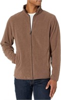 SIZE LARGE AMAZON ESSENTIALS MEN'S FLEECE JACKET