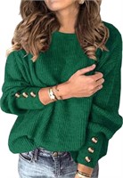 SIZE LARGE LEIYEE WOMEN'S KNITTED PULLOVER