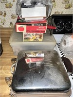 WAFFLE MAKER AND MISC KITCHEN