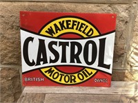 Wakefield Catrol Enamel Rack Sign - Reproduction