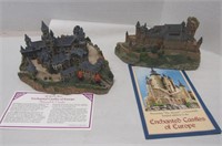 2 Danbury Mint Enchanted Castles