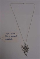 925 Silver Fairy Pendant Necklace