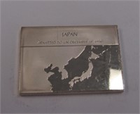1oz .925 Silver Bar - Japan
