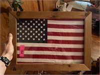 FRAMED US FLAG