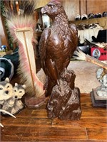 LARGE EAGLE STATUARY