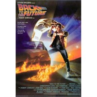 VINTAGE BACK TO THE FUTURE MOVIE POSTER