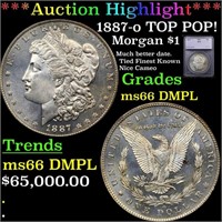 ***Auction Highlight*** 1887-o Morgan Dollar TOP P